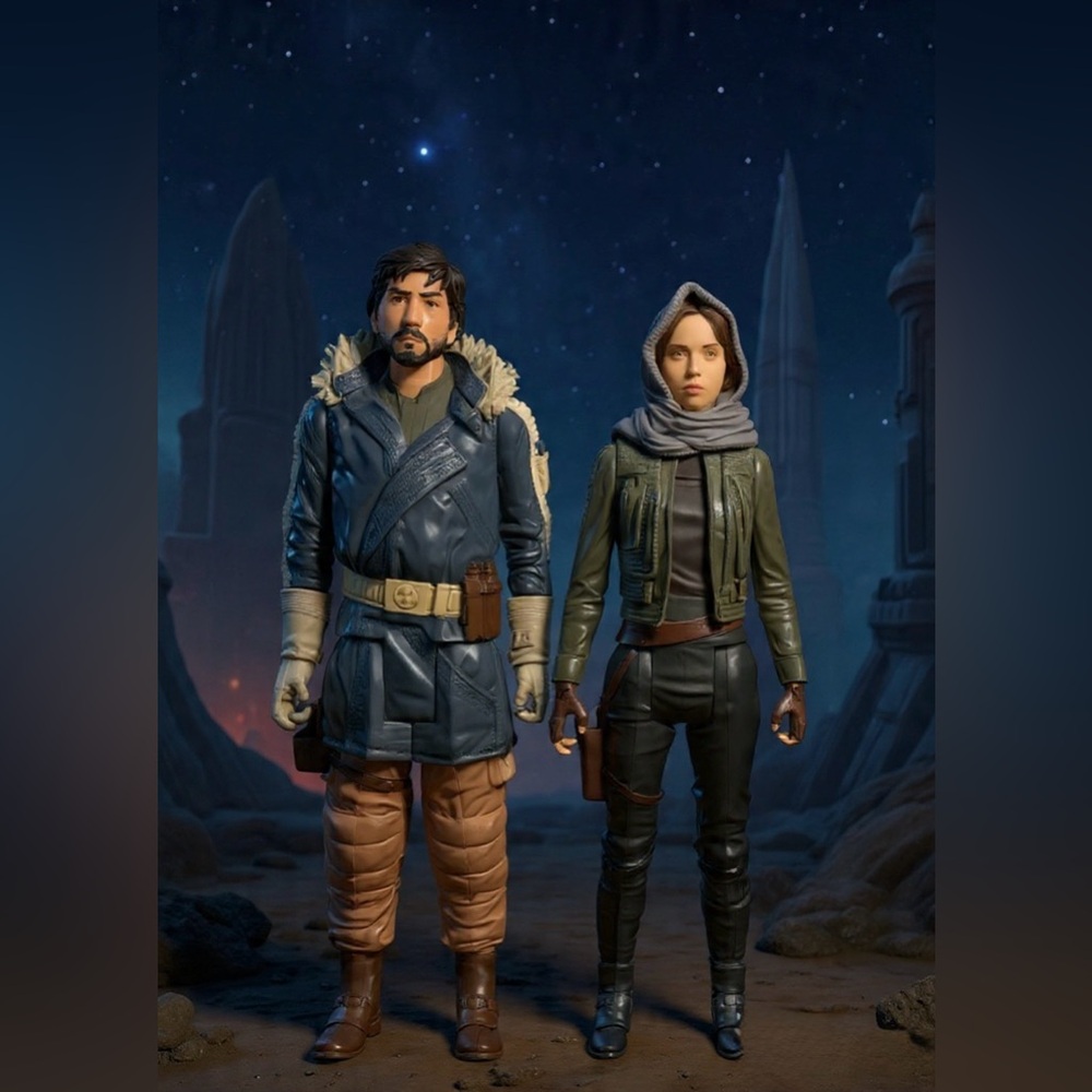 Set of Hasbro Star Wars Rogue One 12-inch action figures